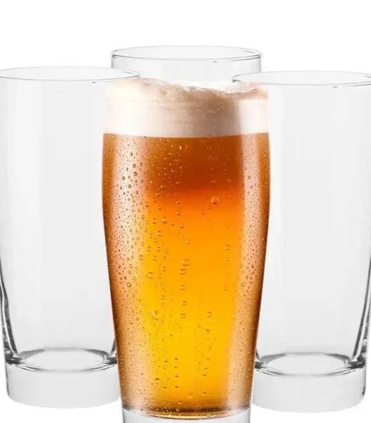 Verre à boisson ou à bière en verre T de 250 ml